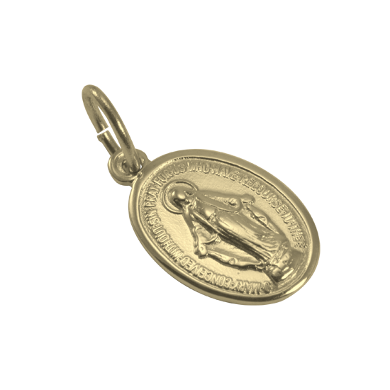 Gold St Mary Pendant