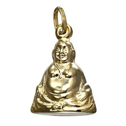 9ct Gold Hollow Buddha Charm