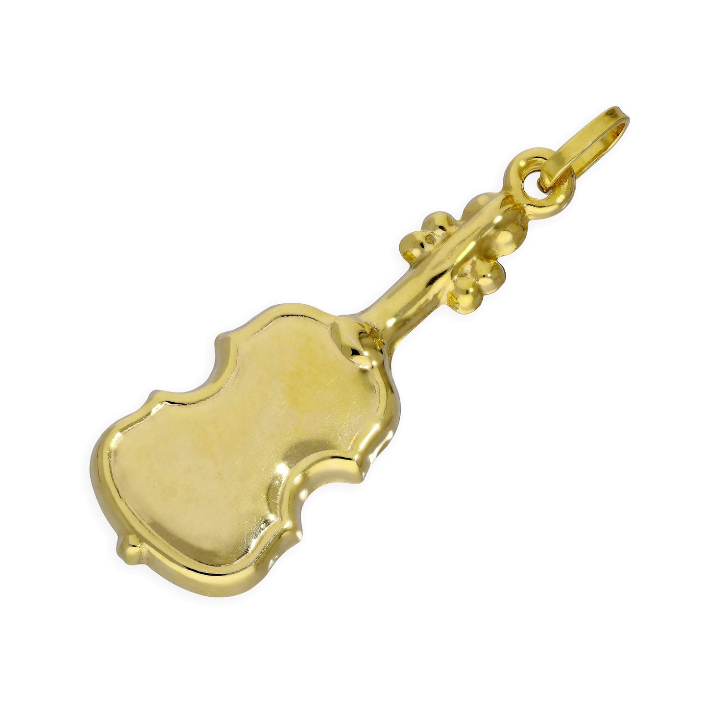 9ct Gold Hollow Violin Charm