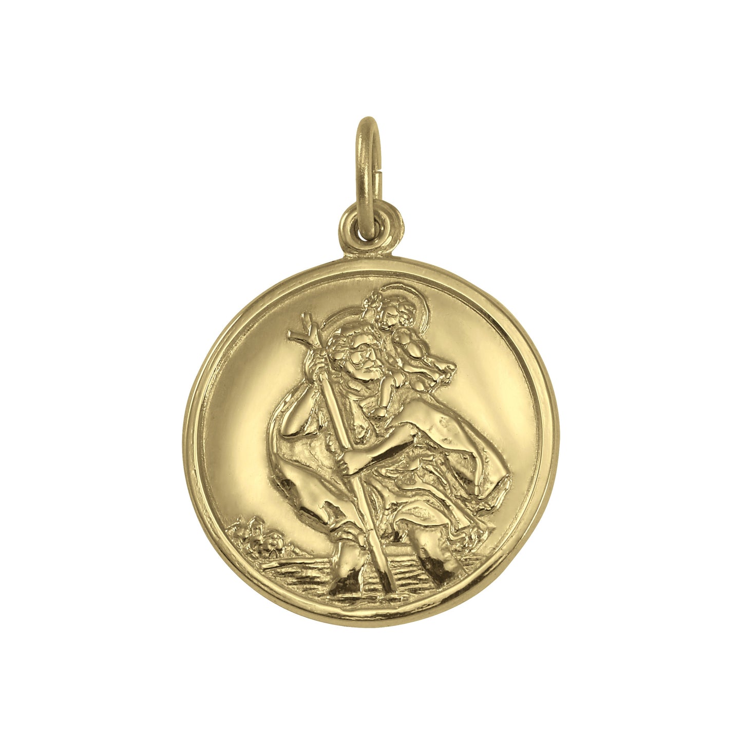 9ct Gold St Christopher Pendant