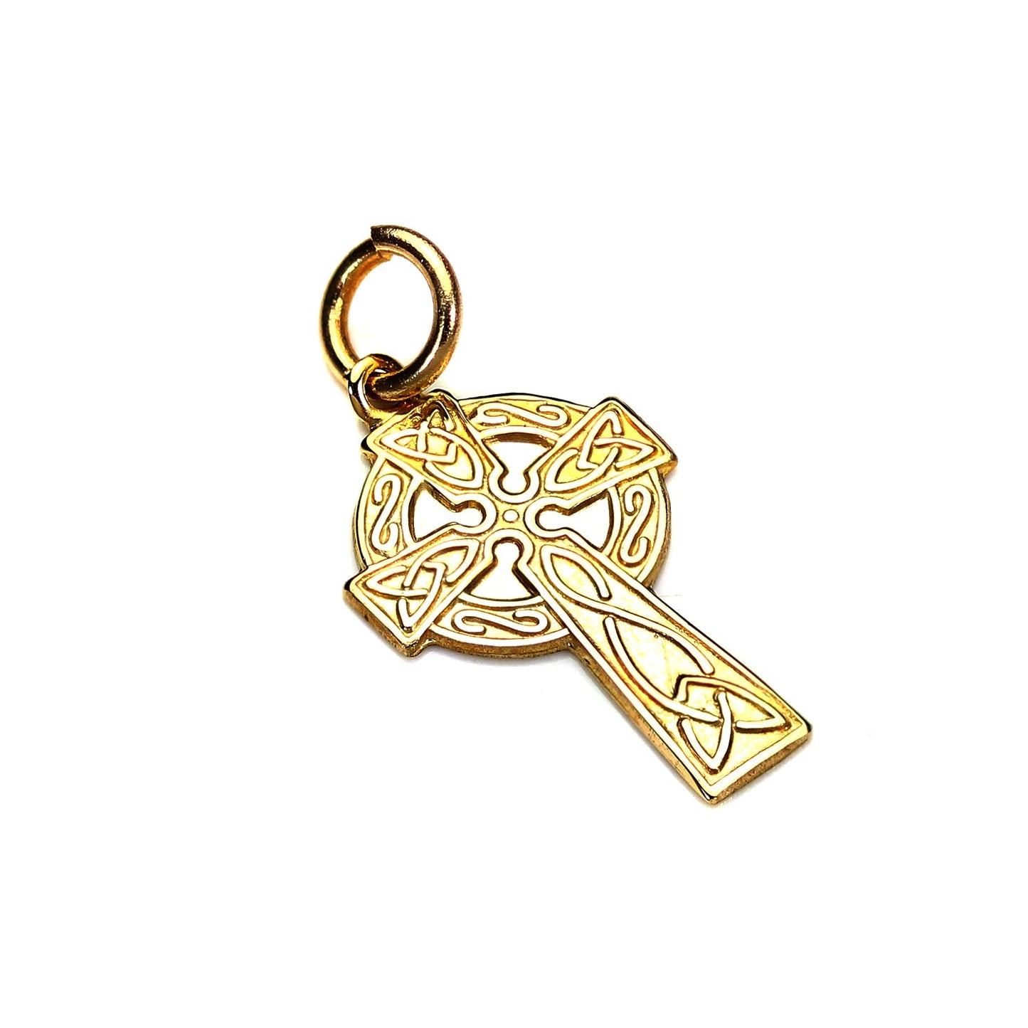 9ct Gold Celtic Cross Pendant