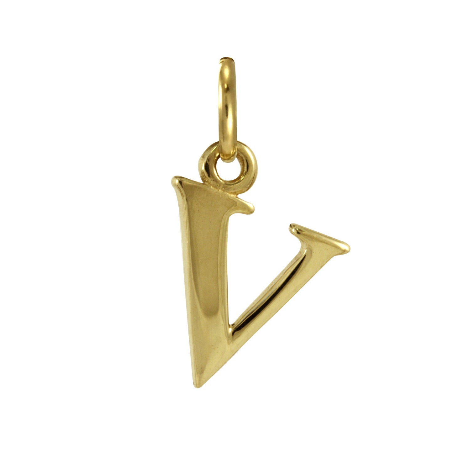 9ct Gold Letter Alphabet Charm A - Z