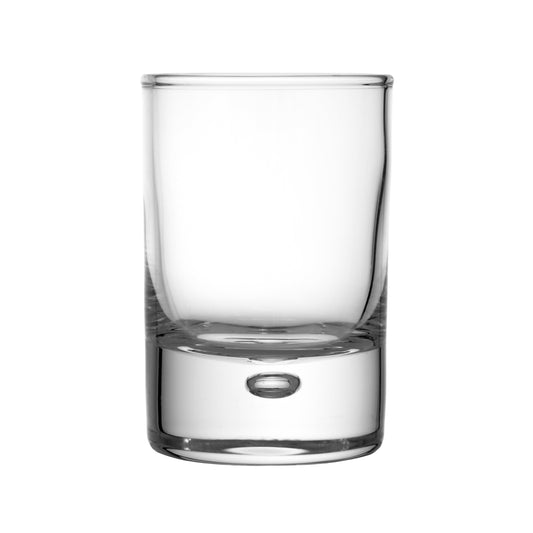 Bubble Base Double Shot Glass