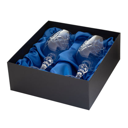 Pair of Red Wine Glasses